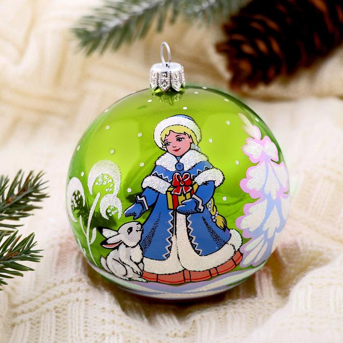 Новогодний шар ручной работы "Любава" микс