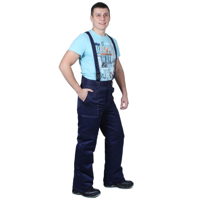 Костюм утеплённый «Легион», размер 56-58, рост 182-188 см, цвет тёмно-синий/василёк