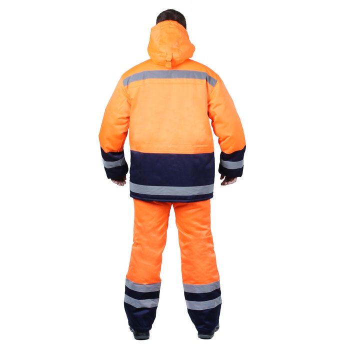 Костюм утеплённый «Дорожник сигнальный», размер 60-62, рост 182-188 см