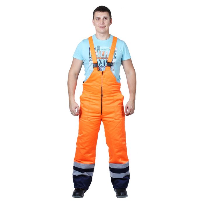 Костюм утеплённый «Дорожник сигнальный», размер 60-62, рост 182-188 см