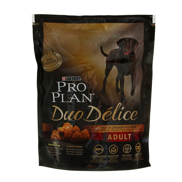 Сухой корм PRO PLAN DUO DELICE для собак, курица/рис, 700 г