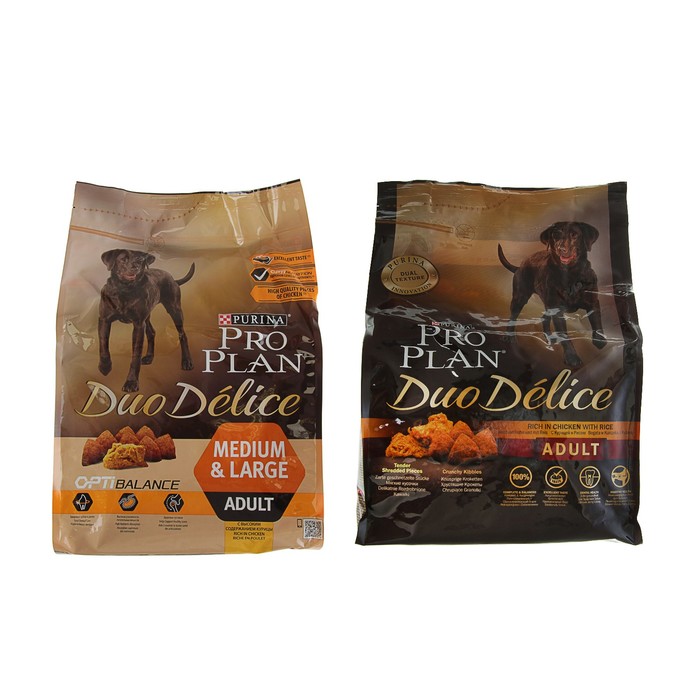 Сухой корм PRO PLAN DUO DELICE для собак, курица/рис, 2.5 кг
