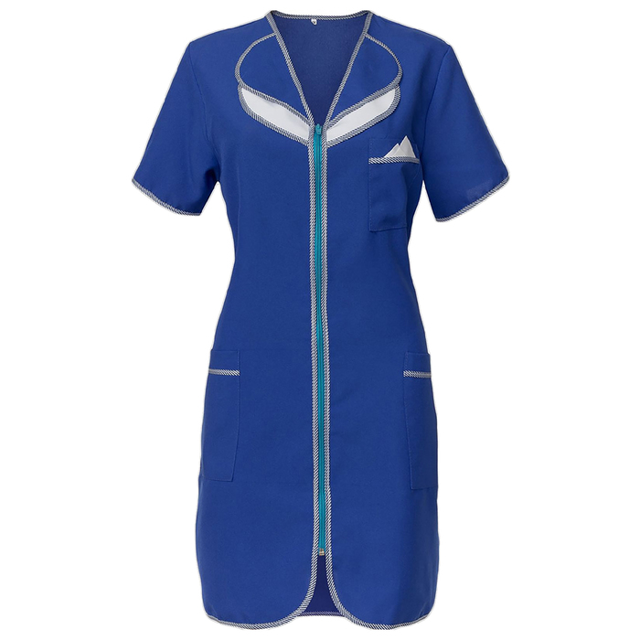 Халат «Классика», размер 44, рост 158-164 см, цвет василёк