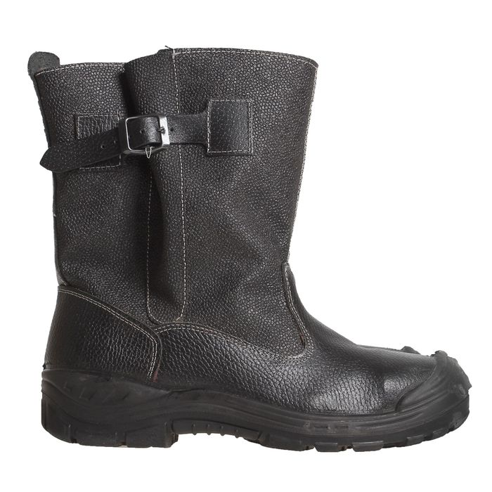 Сапоги рабочие «Строитель», комбинированные, шерстяной мех, модель 110, размер 45