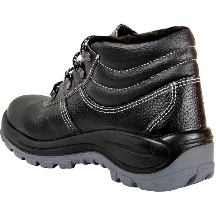 Ботинки рабочие зимние, кожаные, шубный мех, модель 302, размер 40