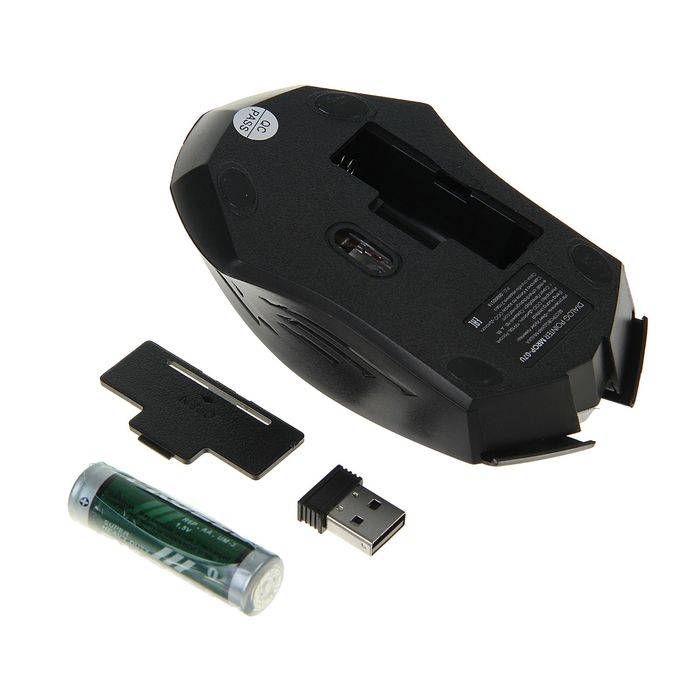 Мышь оптическая Dialog Pointer MROP-07U BLACK, беспроводная, черная