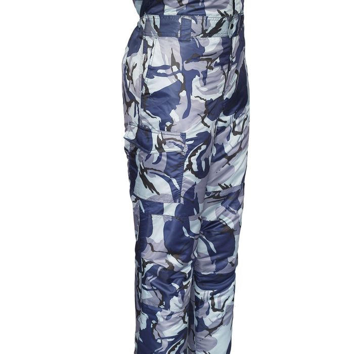 Полукомбинезон утеплённый «Турист», размер 44-46, рост 182-188 см, цвет синий камуфляжный