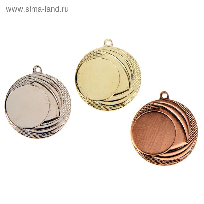 медаль сувенирная с местом для гравировки цвет бронзовый диаметр 4 см 055 Медаль под нанесение 055 диам 4 см. Цвет сер. Без ленты