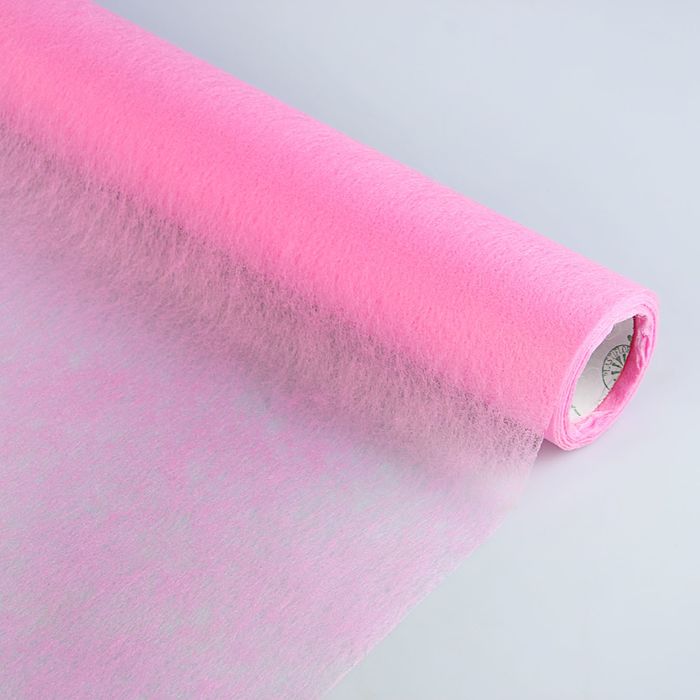 Флизелин однотонный, розовый, 50 см х10 м