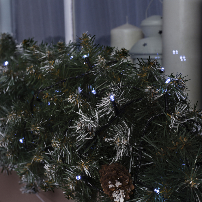 НИТЬ уличная, УМС, 10 м, Н.Т. 2W LED-100-24В, БЕЗ контр. БЕЛЫЙ