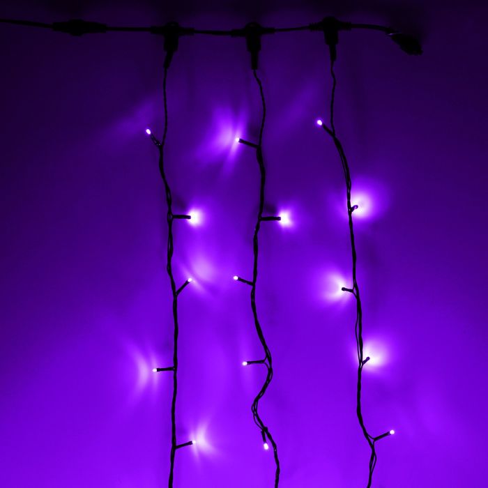 Гирлянда "Клип лайт(Спайдер)" улич. УМС, компл. 3х20 м, Н.Т., LED-600-24В,с транс., контр. 8 р.,ФИОЛ