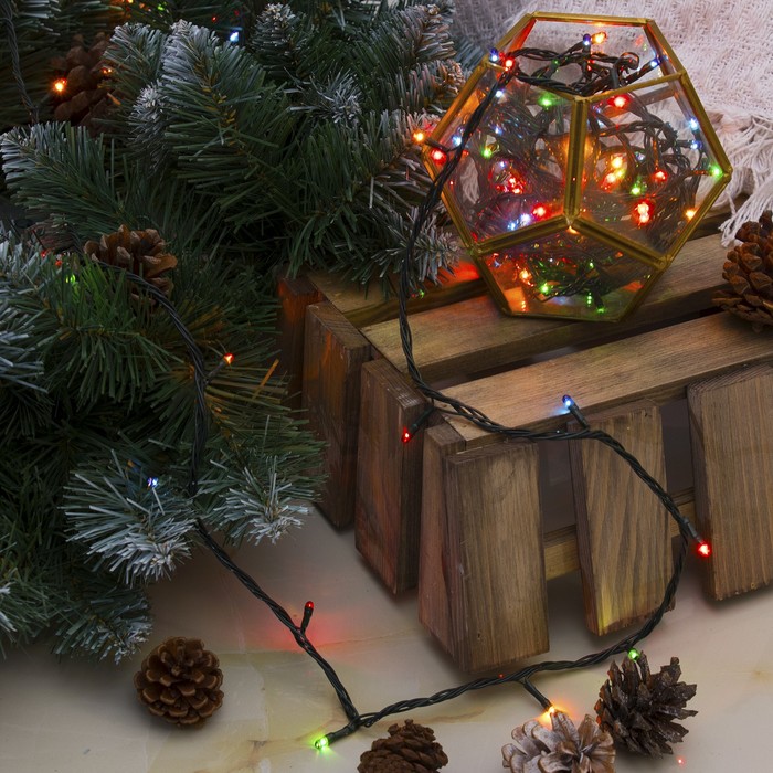 НИТЬ, 7 м, Н.Т. 100 ламп, 220V, 8 режимов, МУЛЬТИ