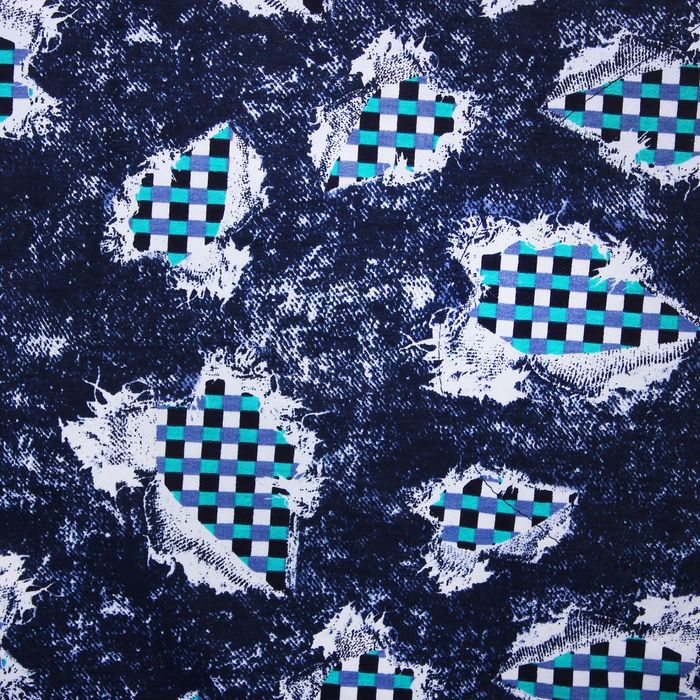 Туника женская Т-198 синий, р-р 46