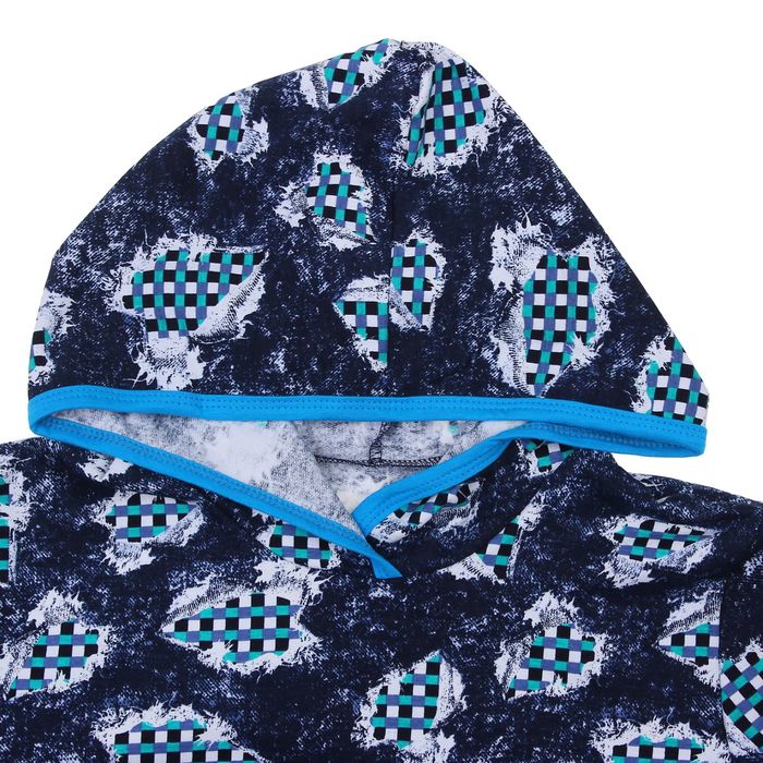 Туника женская Т-198 синий, р-р 48