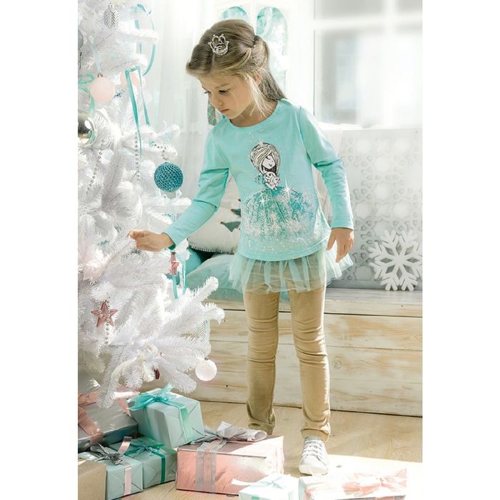 Джемпер для девочки, рост 86 см, цвет ментол