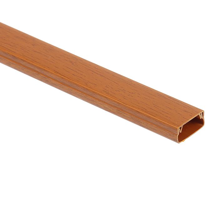 Кабель-канал 20х10, орех темный, 2 м, 50.01.003.0004