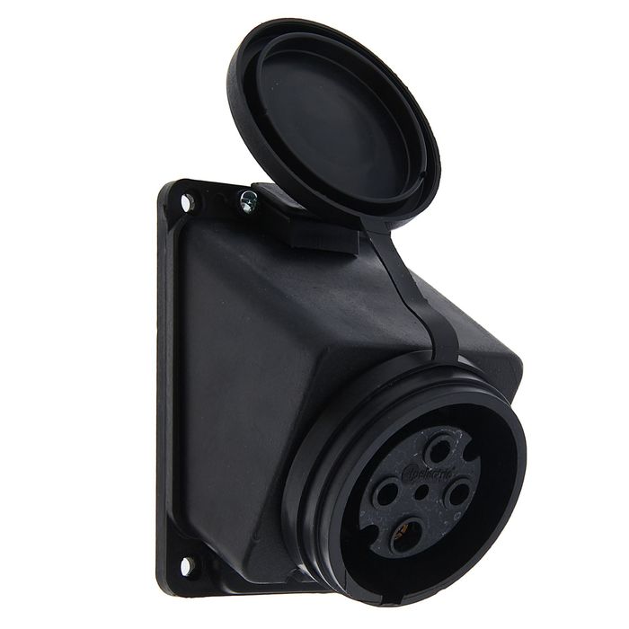 Розетка, каучук, 3Р+Е, 32 А, IP 44, 31.03.307.0300