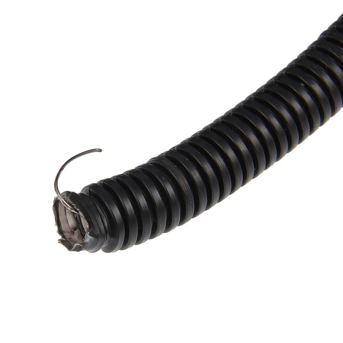 Труба гофрированная ПНД T-plast, 20 мм, с зондом, 100 м, черная, 55.01.011.0002,