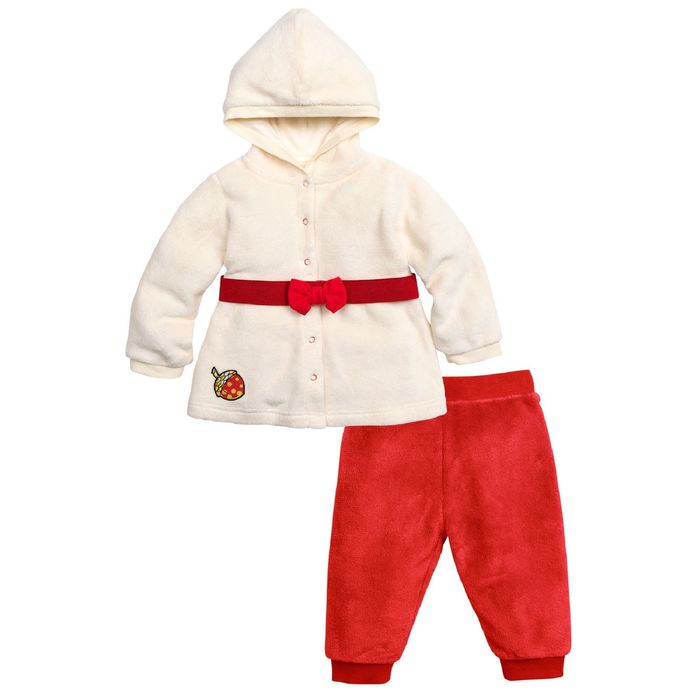 Комплект для девочки, возраст 3-6 месяцев, цвет молочный