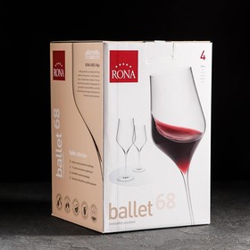 

УЦЕНКА Набор бокалов для вина Ballet, 680 мл, 4 шт