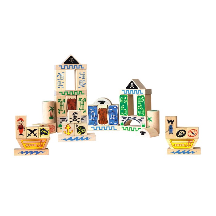 Конструктор "Пираты", 40 деталей