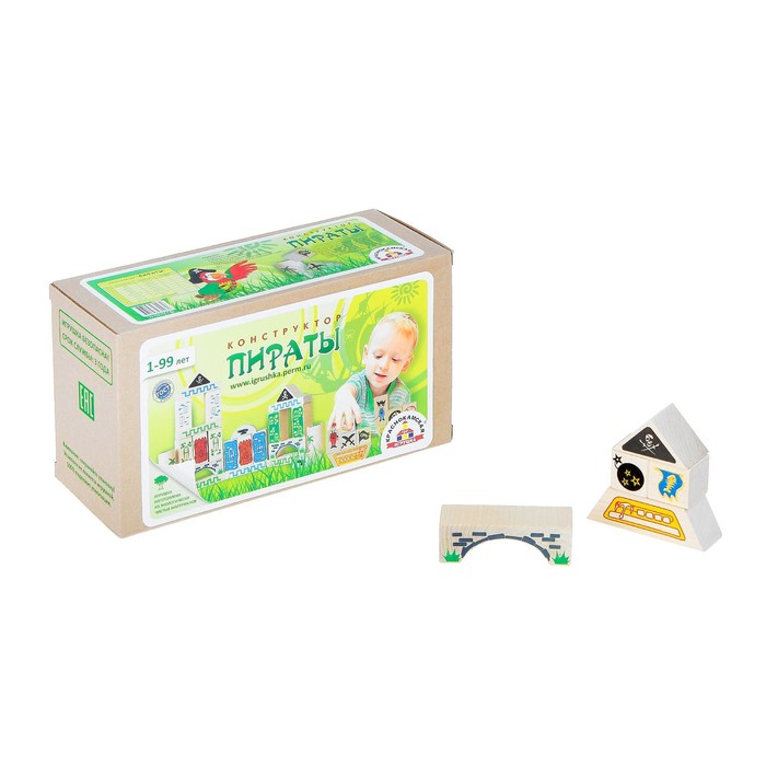 Конструктор "Пираты", 40 деталей