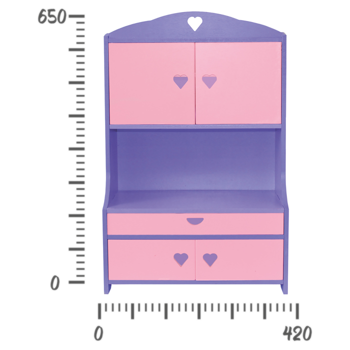 Мебель кукольная "Буфет"