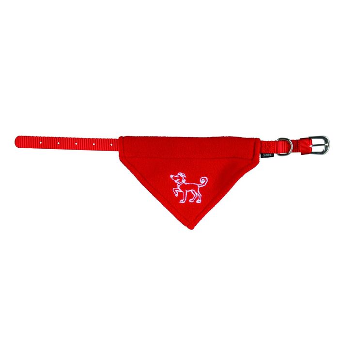 Ошейник Trixie с галстучком, S-M, 30-38 х 2 см, красный
