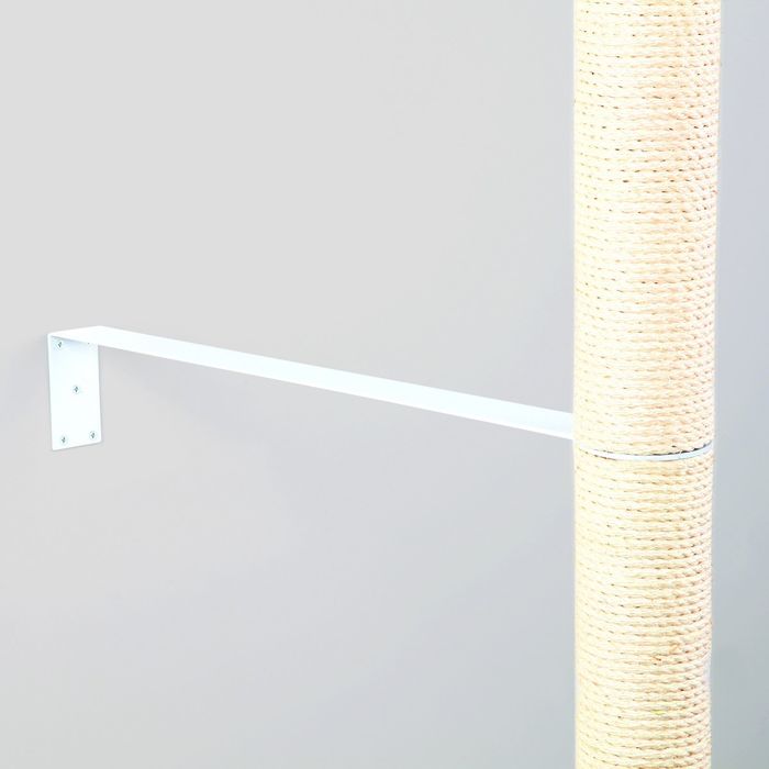 Крепёж на стену Trixie для установки домов для кошек, длинный, металл, 68 × 10 × 5/8 см, белый 180