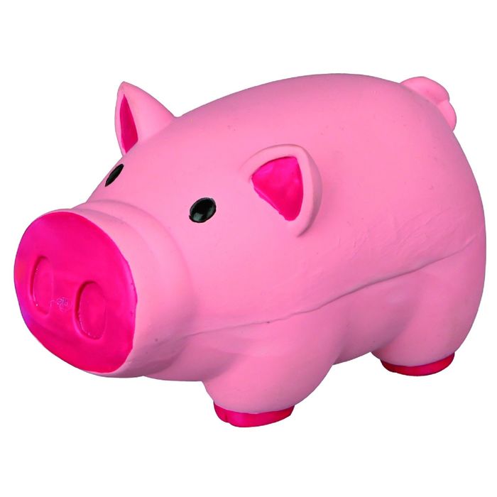Игрушка Trixie "Поросенок", 11 см, латекс, цвет в ассортименте