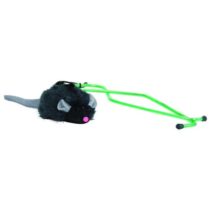 Игрушка Trixie с микрочипом с креплением на дверной проем 7 см, мех