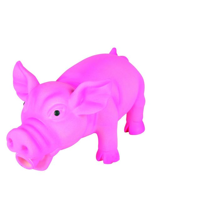 Игрушка Trixie "Свинка" 17 см, хрюкающая, латекс
