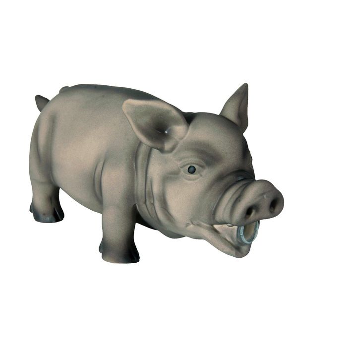 Игрушка Trixie "Свинка" 23 см, хрюкающая, латекс