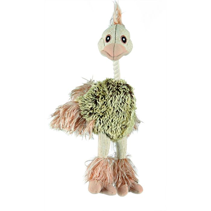 Игрушка Trixie "Страус" для собак, 35см., плюш.