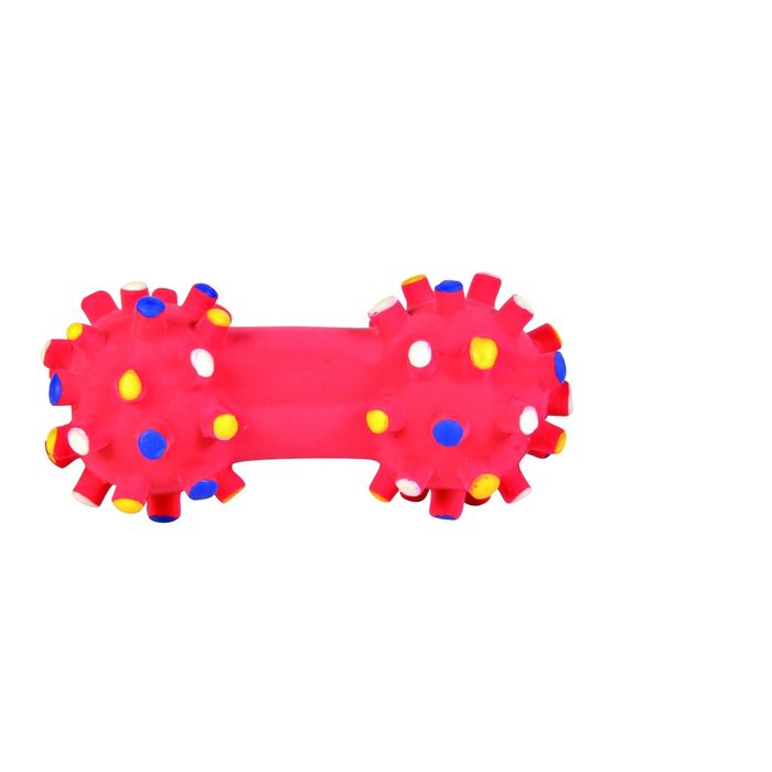 Игрушка Trixie "Гантель игольчатая", 10 см, латекс