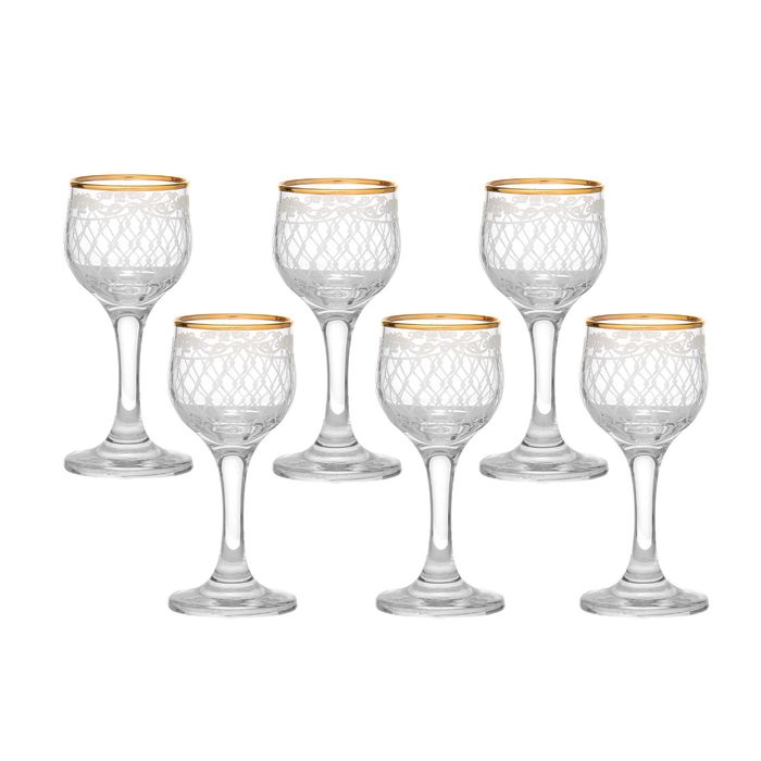 Набор рюмок для водки/ликёра 60 мл "Винтаж", 6 шт