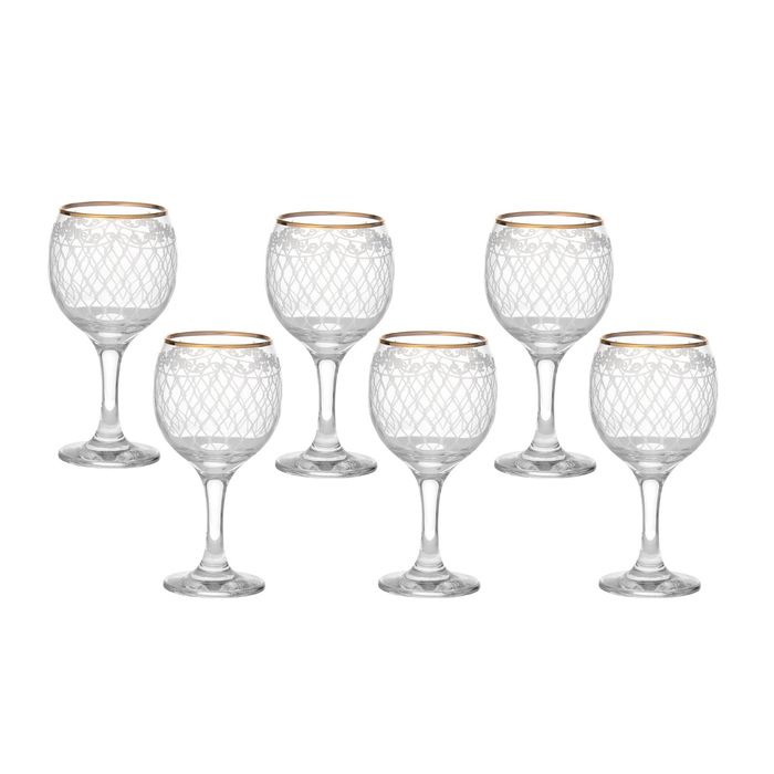 Набор фужеров для вина 260 мл "Винтаж", 6 шт