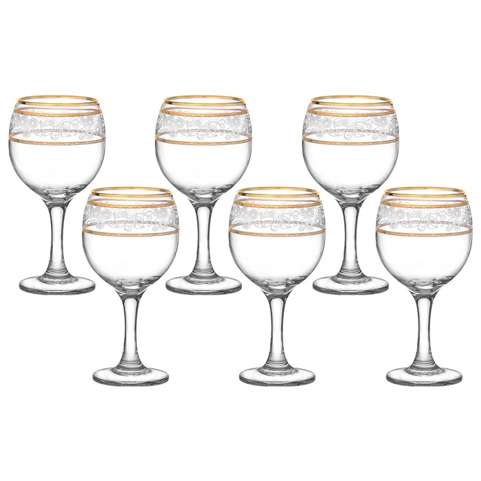 Набор фужеров для вина 260 мл "Люкс", 6 шт