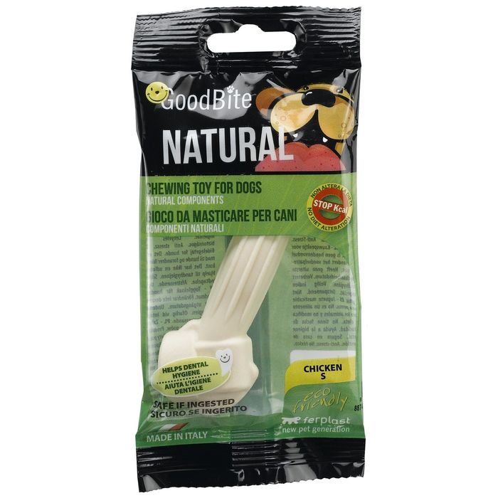 Кость-игрушка съедобная Ferplast Goodb Nat Bag Pollo для собак, вкус курицы, S, 40 г 180716