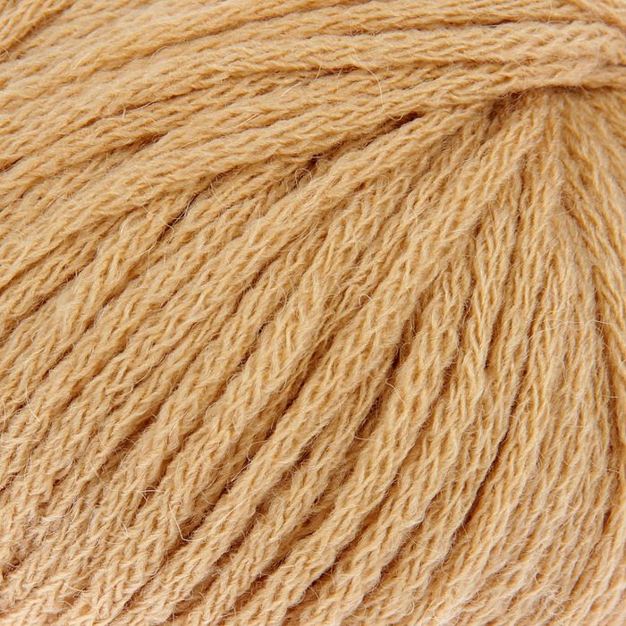 Пряжа "Альпака шикарная" 25% альпака, 75% акрил объёмный 90м/50гр (430-Св.беж)