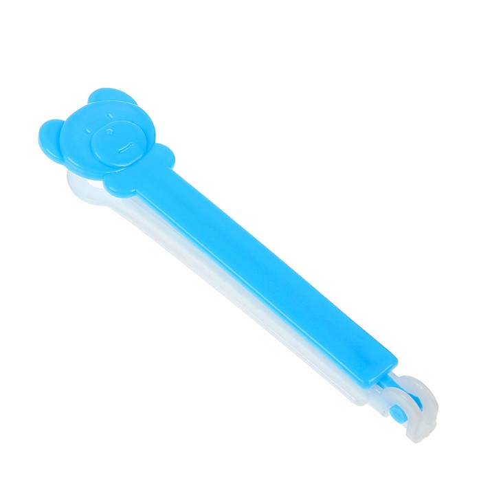 Набор зажимов для пакета 13 см "Мишки", 4 шт, цвет МИКС