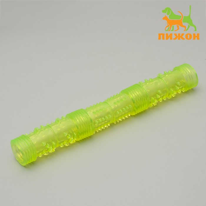 Игрушка тренировочная жевательная "Палка" полая, 24,5 см, микс цветов