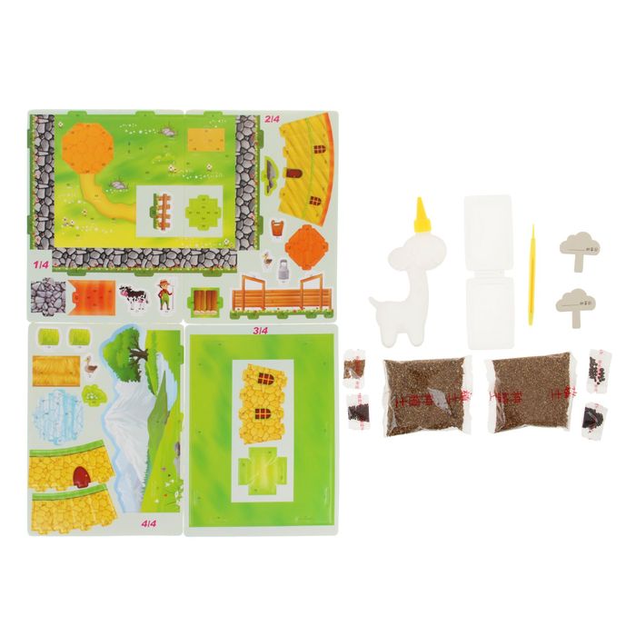 Набор для творчества "Собери дом и вырасти огород № 2"