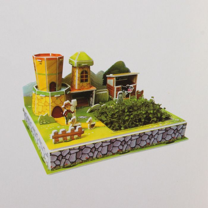 Набор для творчества "Собери дом и вырасти огород № 2"