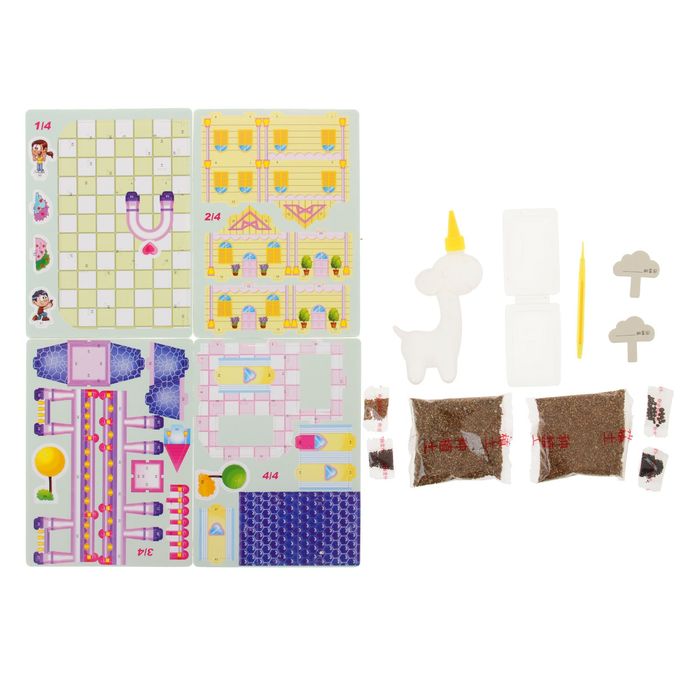 Набор для творчества "Собери дом и вырасти огород № 7"