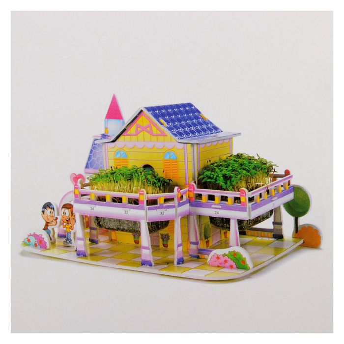 Набор для творчества "Собери дом и вырасти огород № 7"