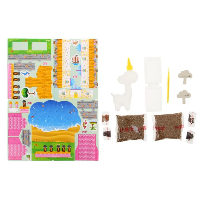 Набор для творчества "Собери дом и вырасти огород № 9"