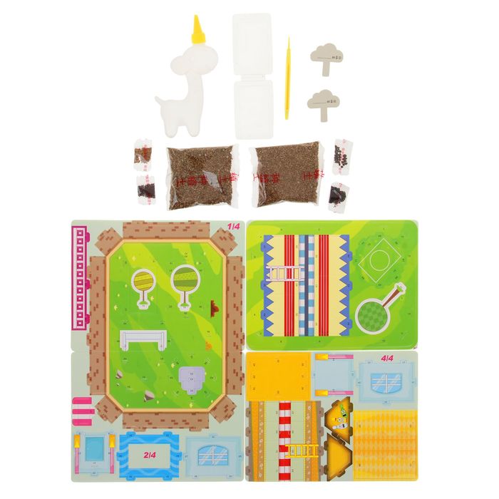 Набор для творчества "Собери дом и вырасти огород № 10"