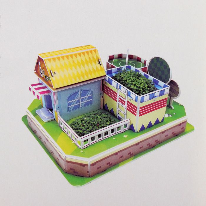 Набор для творчества "Собери дом и вырасти огород № 10"