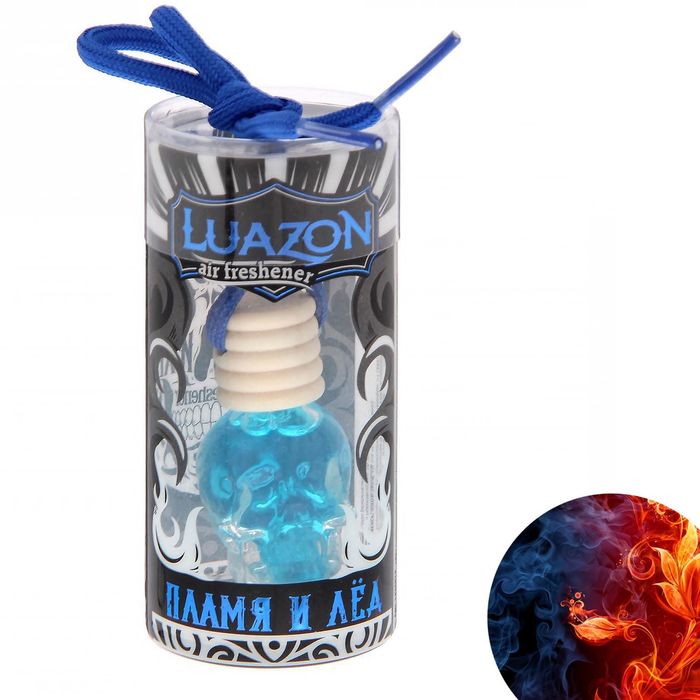 Ароматизатор в подвесной бутылочке "Пламя и лед"